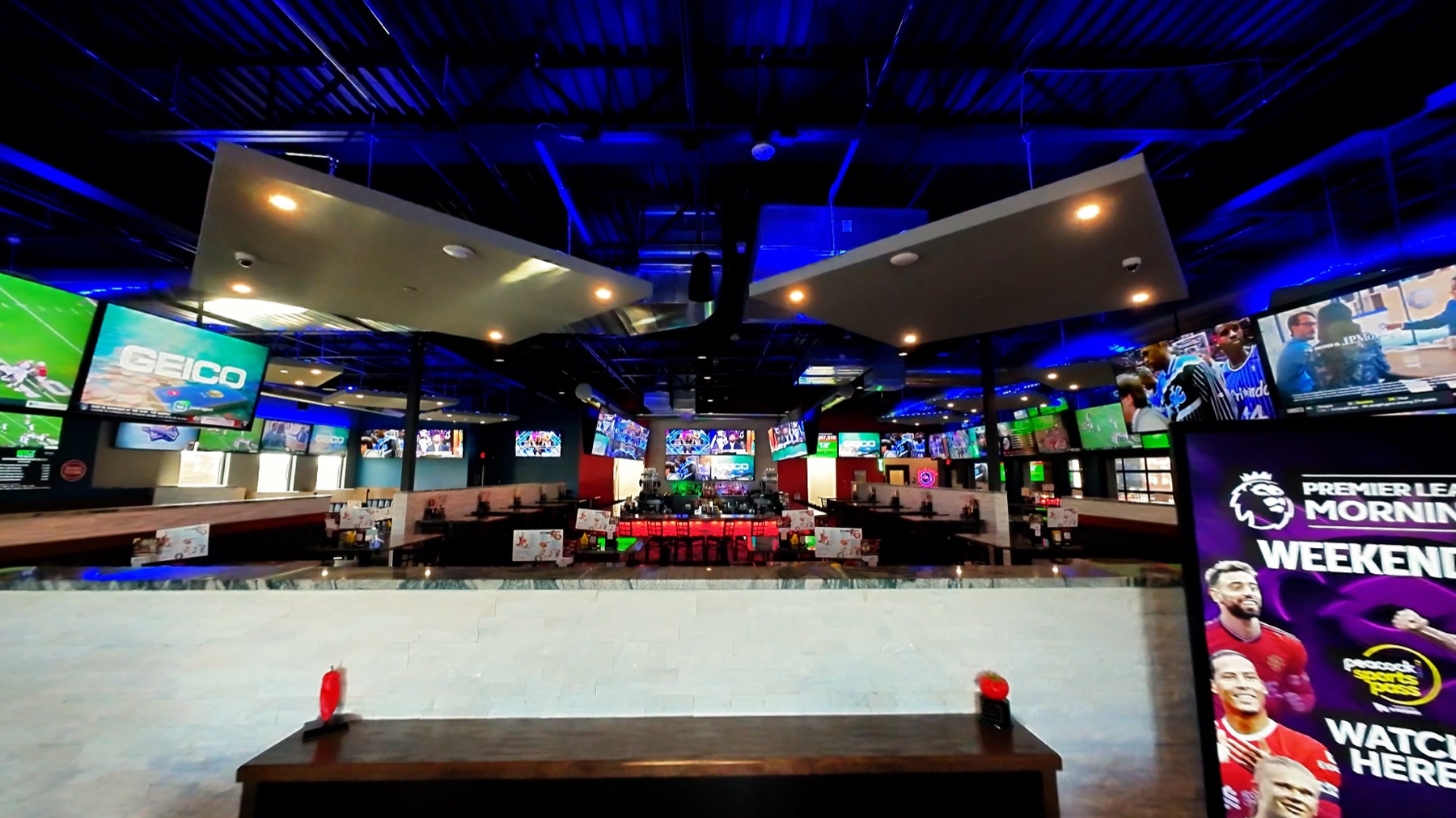 Wall-to-wall HD TVs